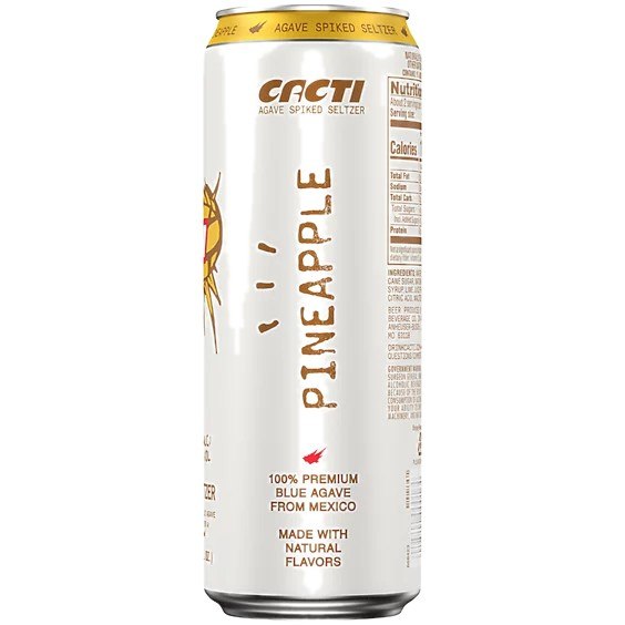 Cacti Agave Spiked Seltzer Pineapple