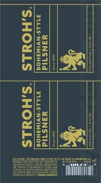 Stroh's Bohemian-Style Pilsner