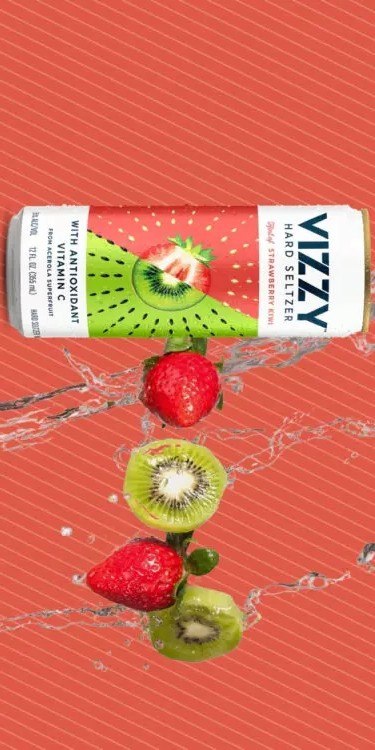 Vizzy Hard Seltzer Strawberry Kiwi