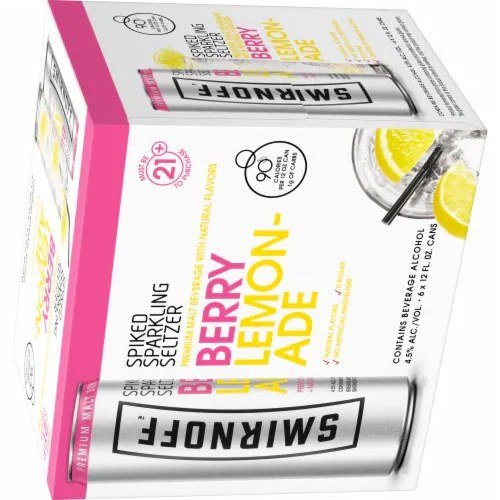 Smirnoff Spiked Sparkling Seltzer Berry Lemonade