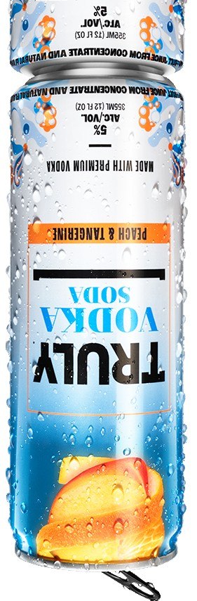 Truly Vodka Soda Peach Tangerine