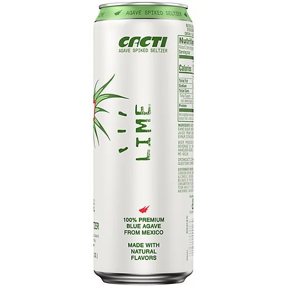 Cacti Agave Spiked Seltzer Lime