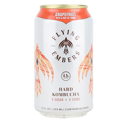 Flying Embers Hard Kombucha Grapefruit Thyme