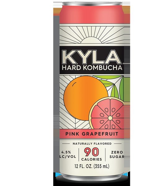 KYLA Hard Kombucha Pink Grapefruit