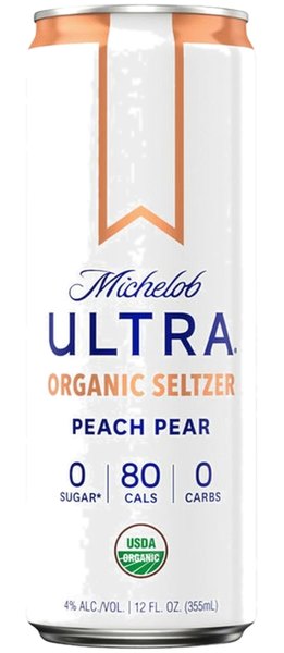 Michelob Ultra Organic Seltzer Peach Pear