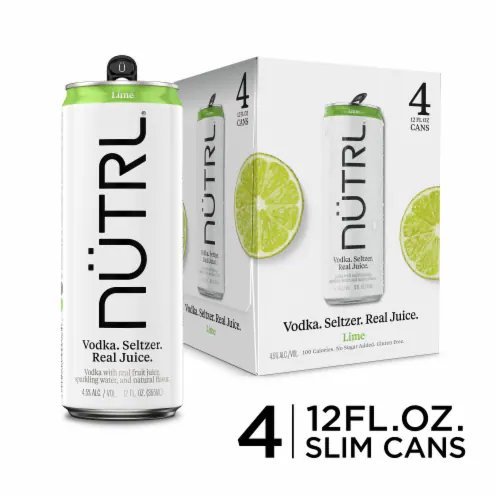 NÜTRL Vodka Seltzer Lime