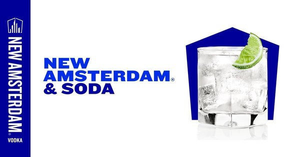 New Amsterdam Vodka Soda Lime