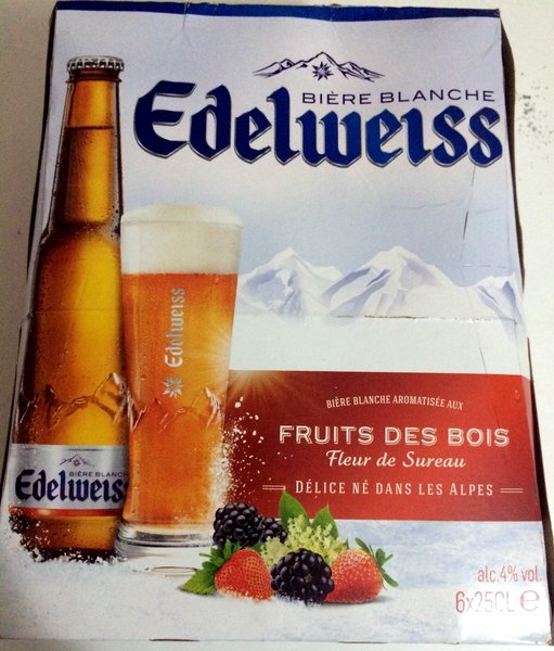Edelweiss Fruits des Bois Fleur de Sureau