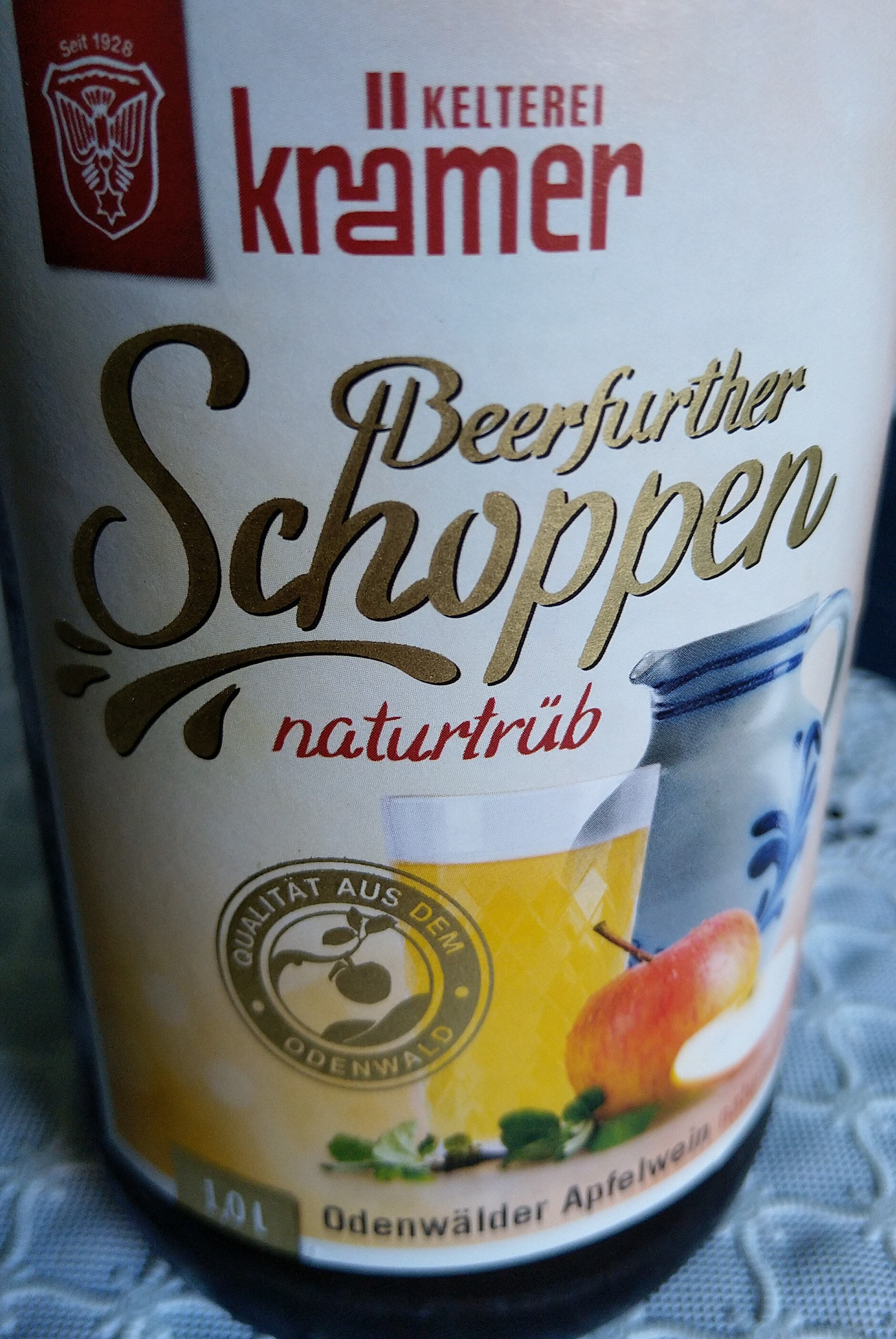 Kelterei Krämer Beerfurther Schoppen naturtrüb