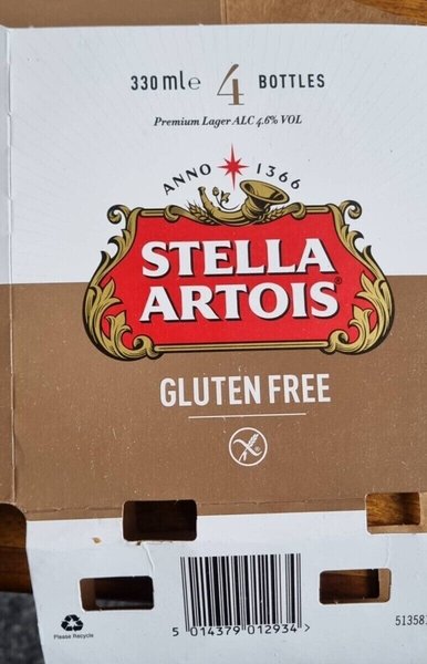 Stella Artois Gluten free