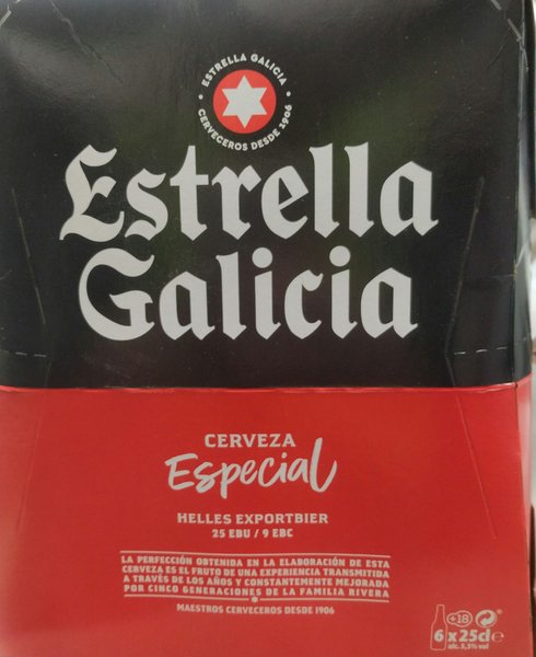 Estrella Galicia Cerveza especial