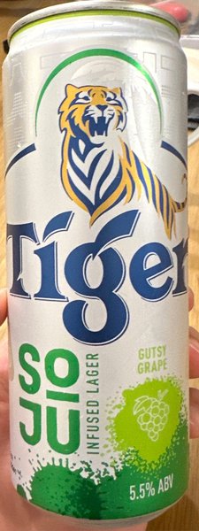 Tiger Soju infused lager