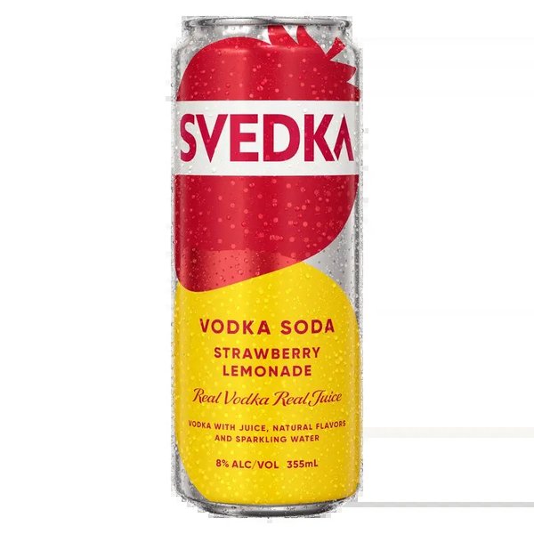 Svedka Vodka Soda Strawberry Lemonade