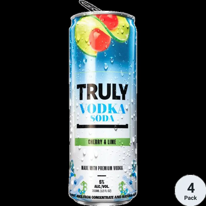 Truly Vodka Soda Cherry Lime