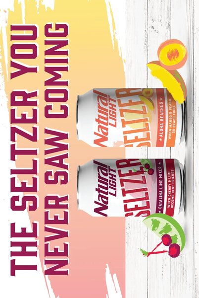 Natty Light Seltzer Aloha Beaches