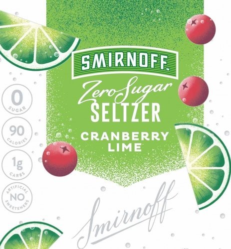 Smirnoff Seltzer Cranberry Lime